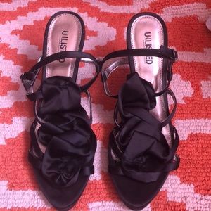 Strappy Ruffle Heels